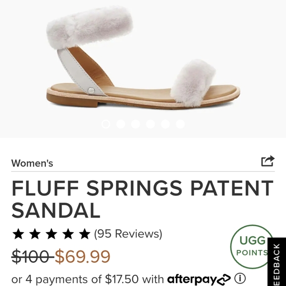 ugg fluff spring sandals